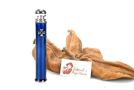 Sillems Pipe Tamper Enamel Blue